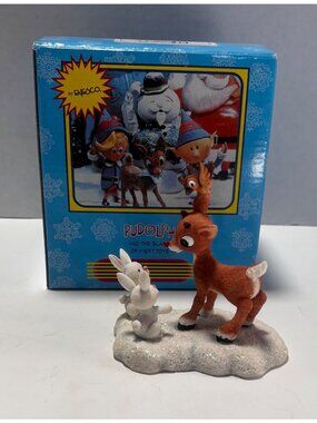 Rudolph The Island Of Misfit Toys "Friends For All Seasons" With Box Vintage 00